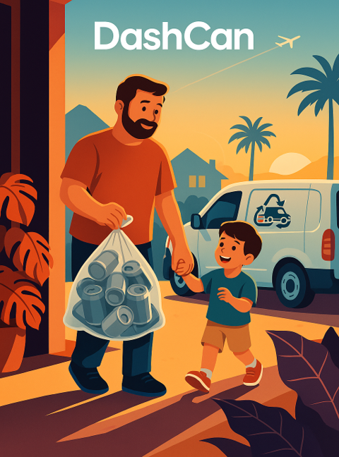 Recycling illustration